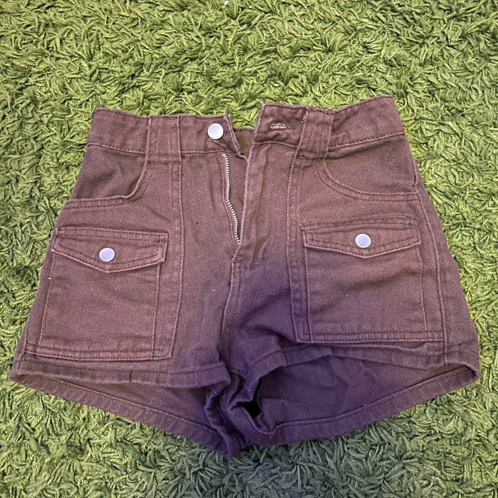 Brown Jean Shorts🤎